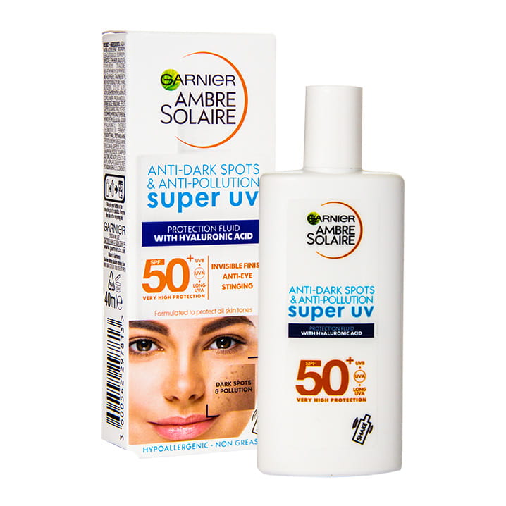 Garnier Ambre Solaire Super UV Protection SPF50+ Ochronny Podkład Do Twarzy 40ml.jpg